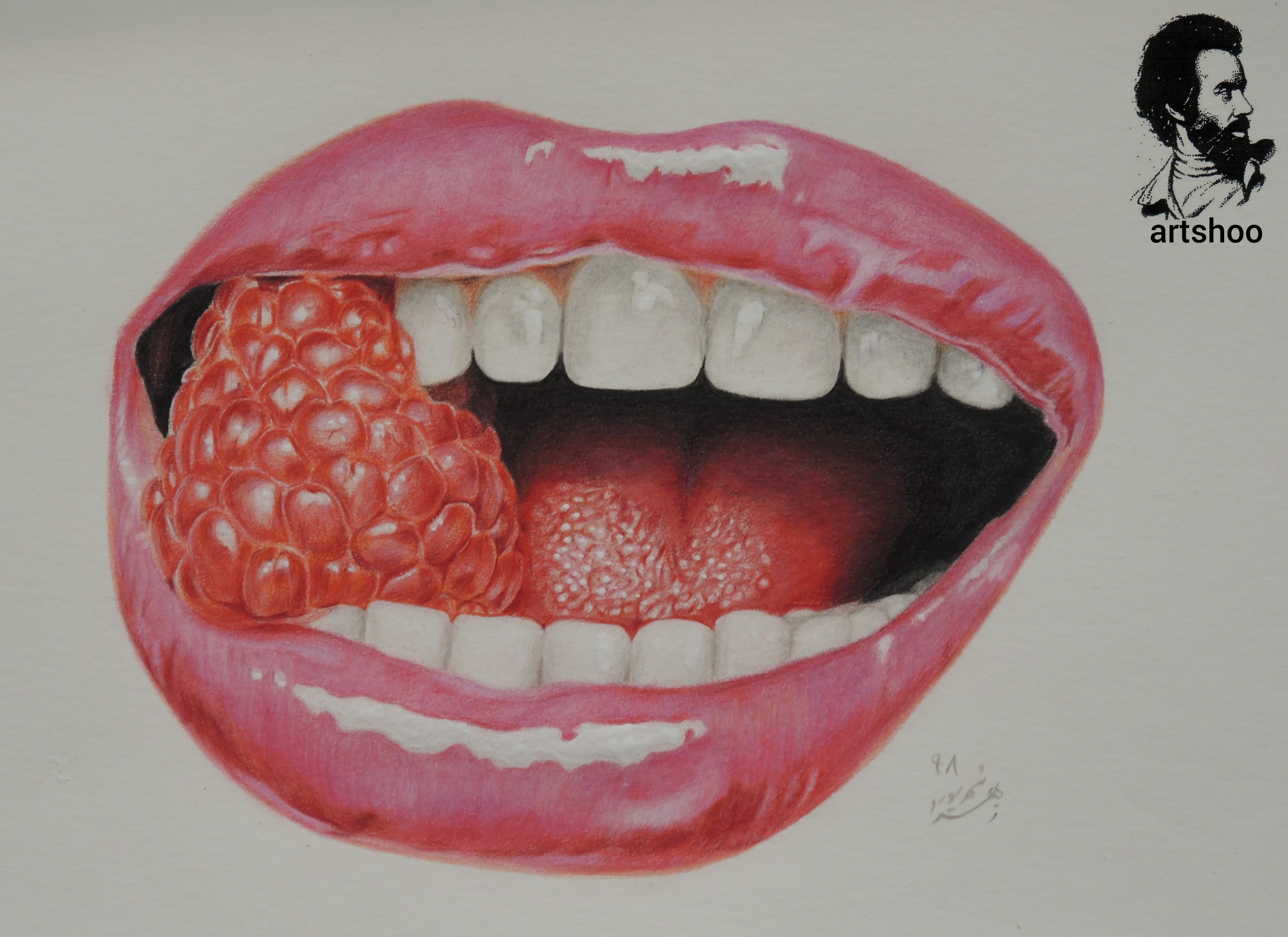 نقاشی مدادرنگی اورژینال